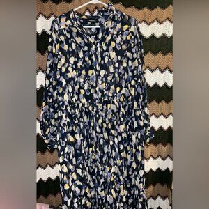 Monki Sheer Floral Dress| Size Small